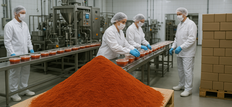 Применение томатного порошка в пищевой промышленности