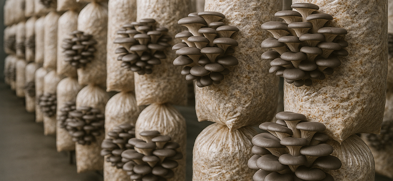 Производство гриба вешенки